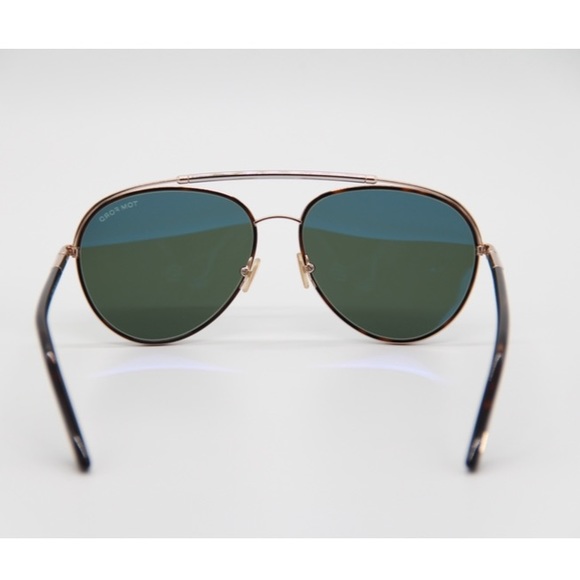 NEW TOM FORD CURTIS TF748 52N UNISEX AVIATOR SUNGLASSES TOM FORD FT0748/S GREEN - Picture 10 of 16